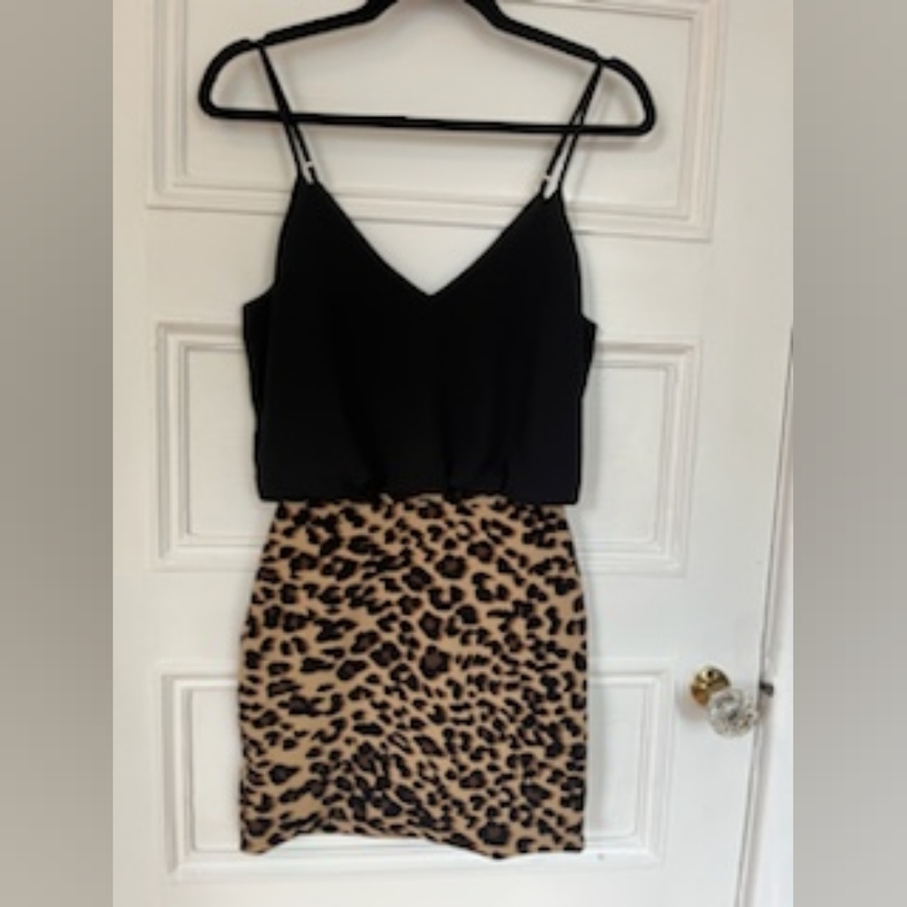 Guess leopard print dress
